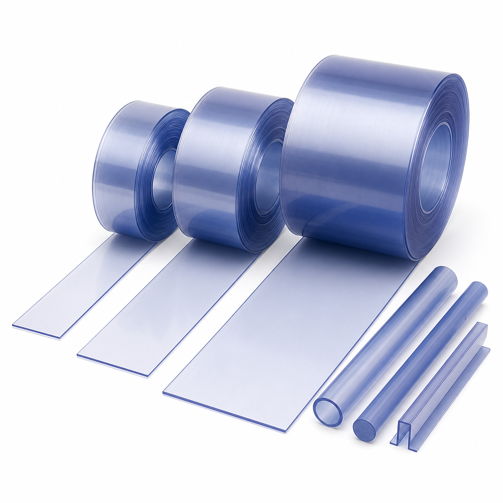 Cold Temperature PVC Strip Curtain Rolls – 100mm to 400mm Wide