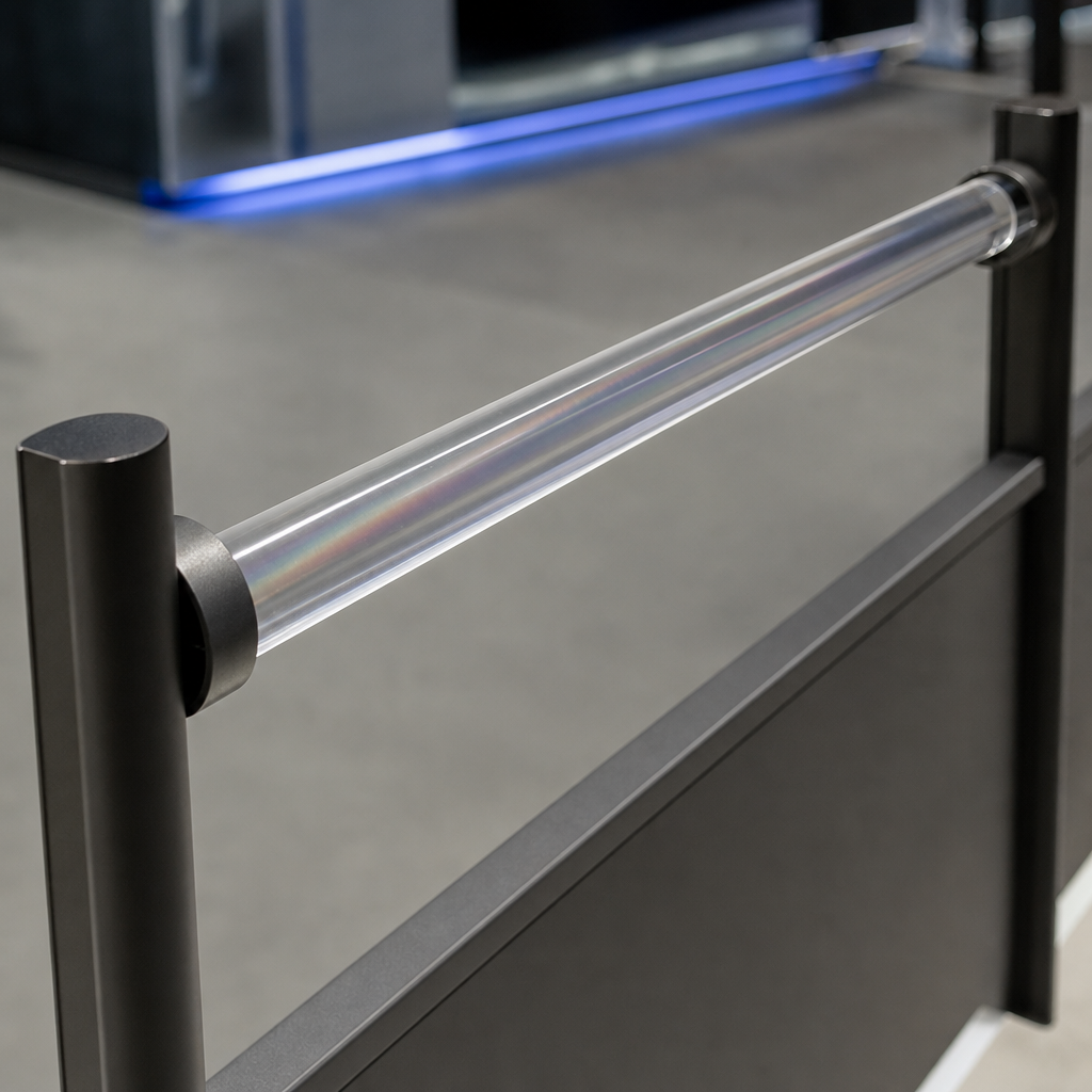 Clear Acrylic Rod – 110mm to 200mm Diameter