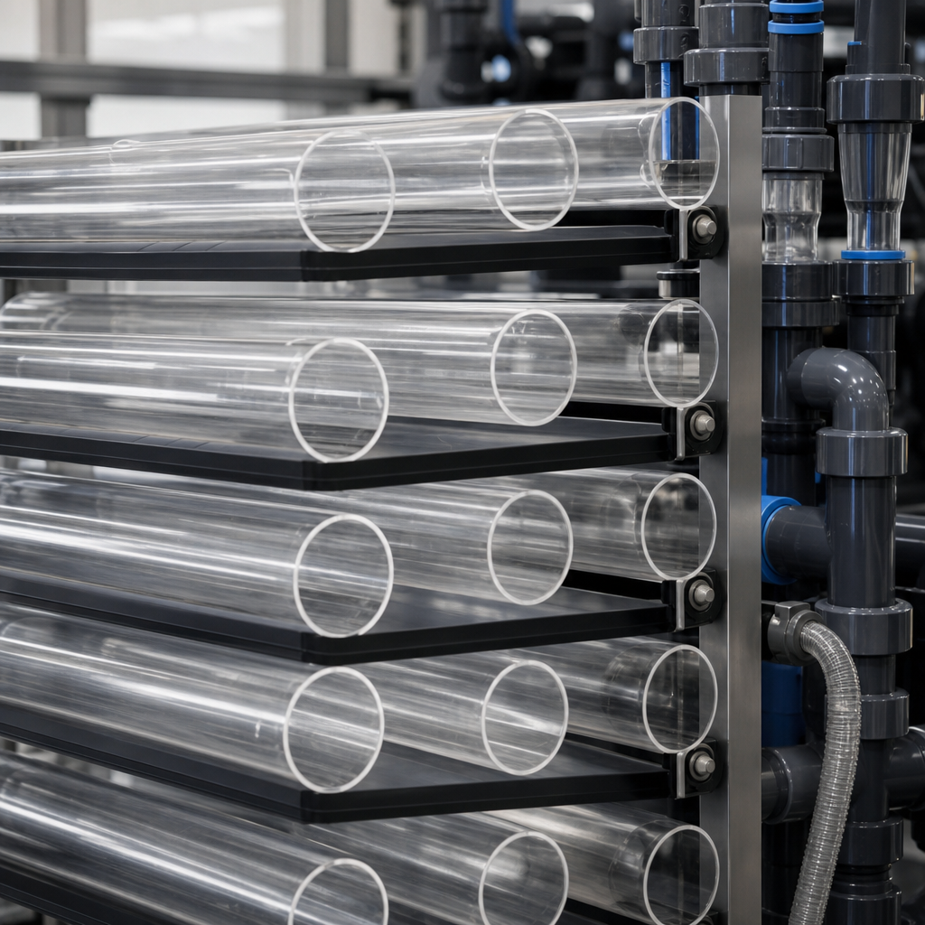 Clear Acrylic Tube – 200mm OD to 260mm OD