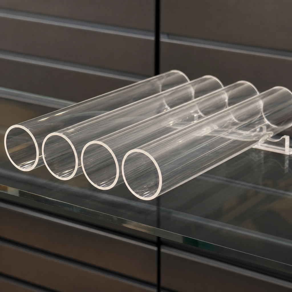 Acrylic Tube - Clear, Extruded: 28mm OD to 40mm OD