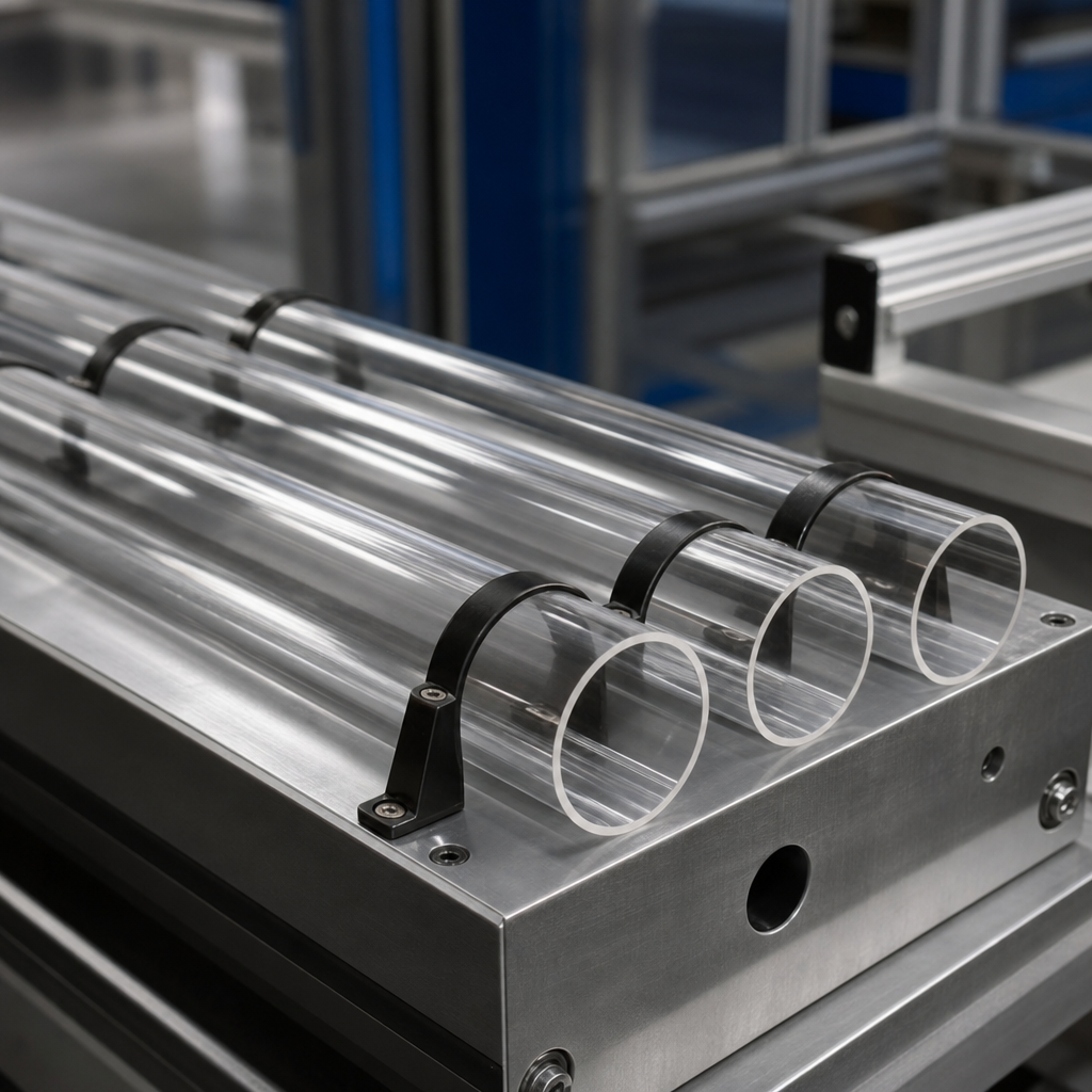 Acrylic Tube – Clear, Extruded: 45mm OD to 60mm OD