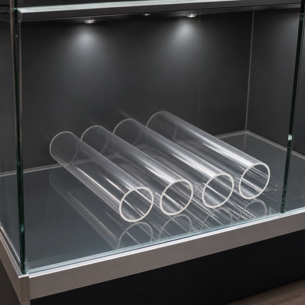 Acrylic Tube – Clear, Extruded: 150mm to 250mm OD