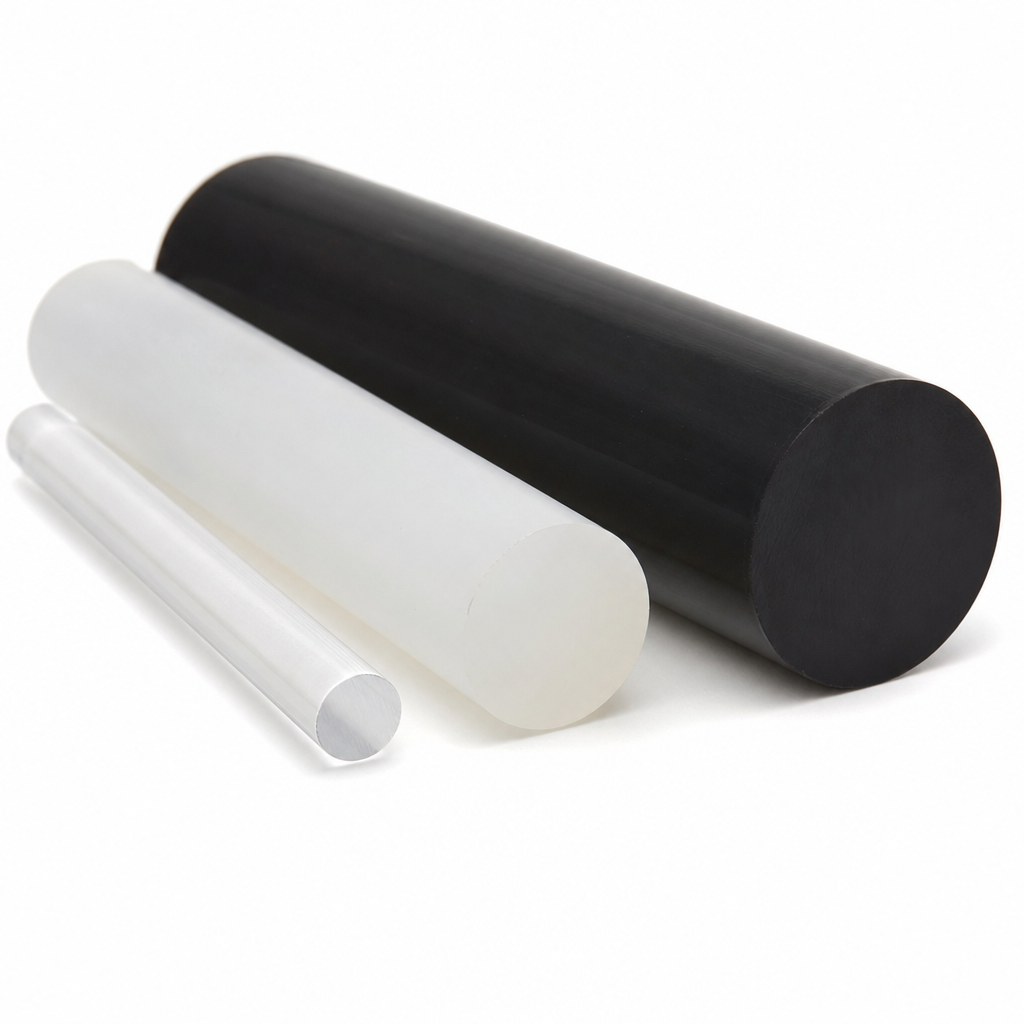 Acrylic Bubble Rod – 5mm to 50mm Diameter