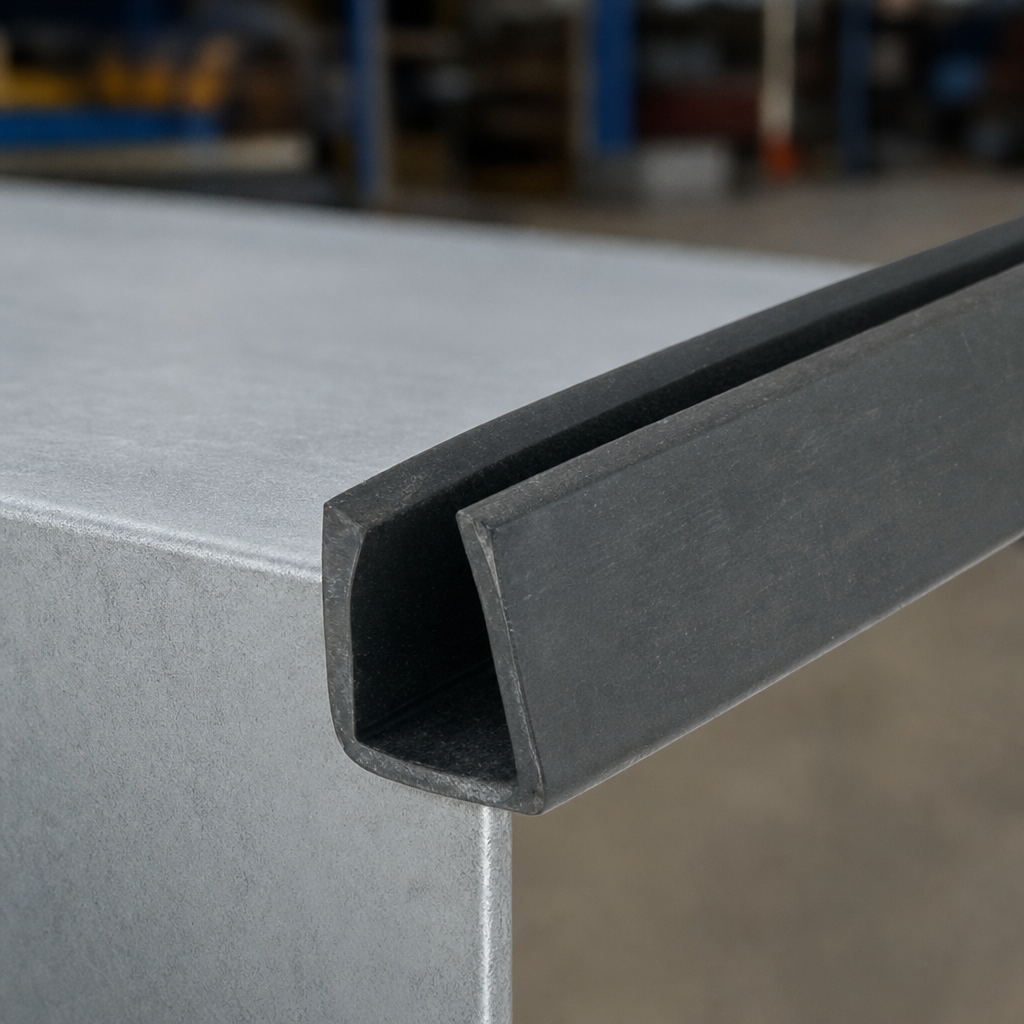 Square U Channel 27mm x 31mm – Per 3 Metre Length