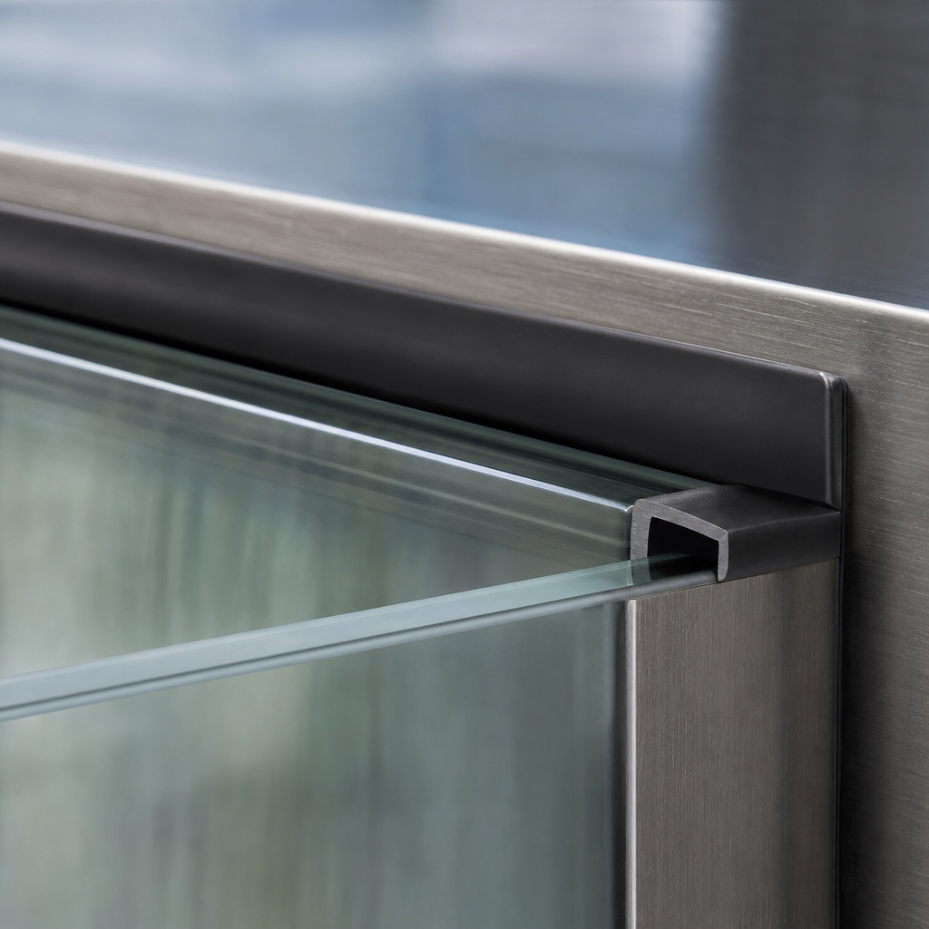 Square U Channel 6mm Panel Edge 8.3mm High – Per Metre
