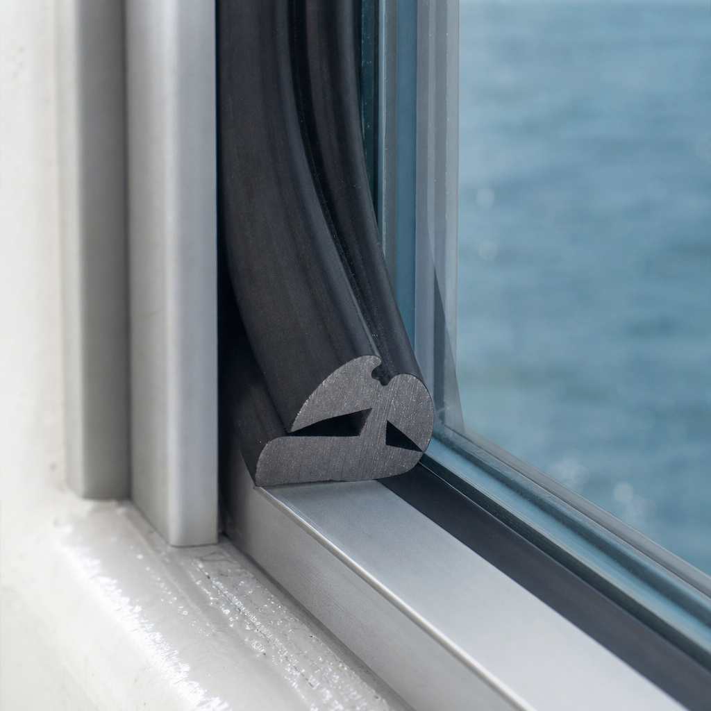 Self-Fixing Window Rubber Seal 6mm x 3mm – Per Metre