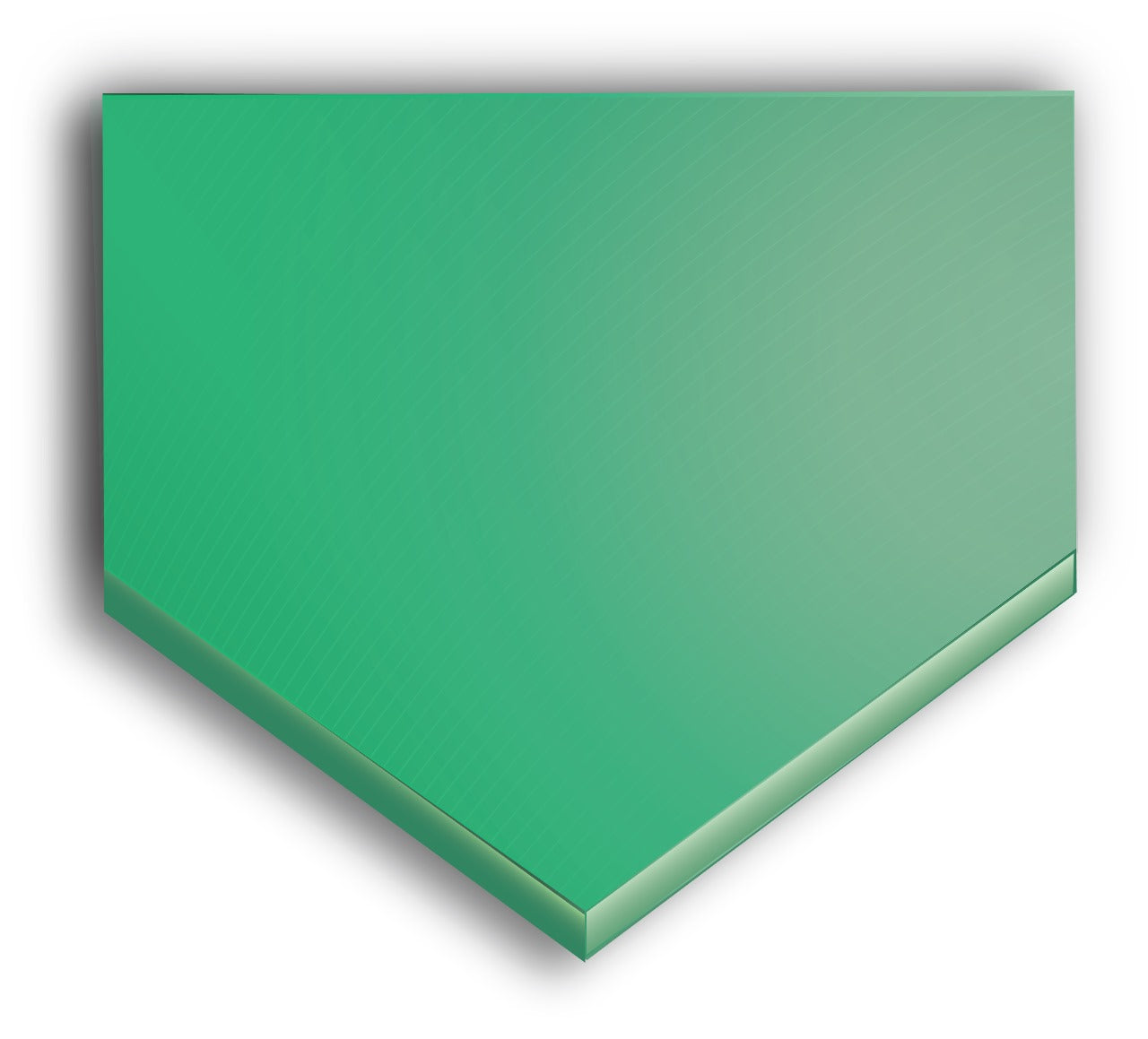 RG 1000 Green Plastic Sheet - 60mm To 80mm Thick