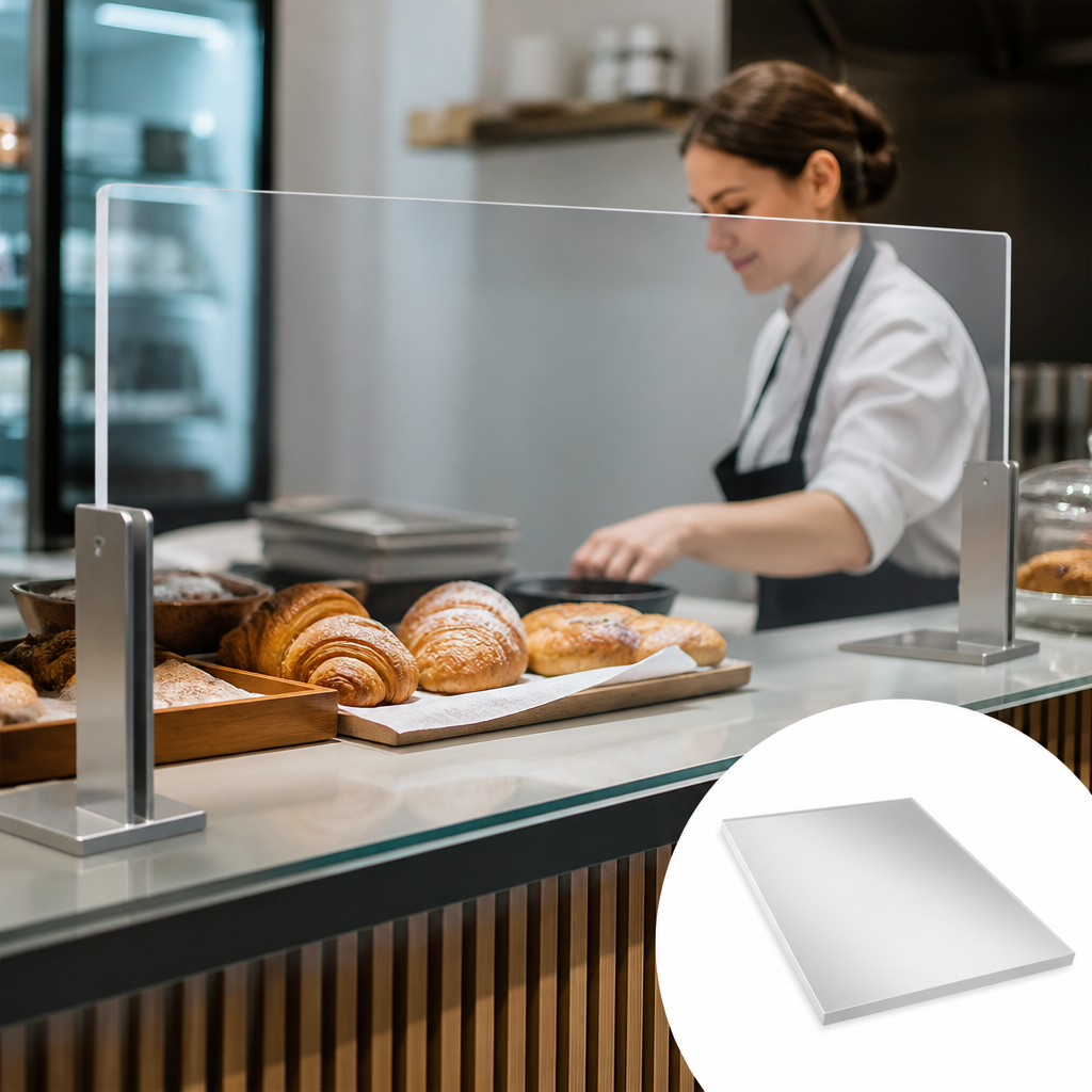 Clear Acrylic Sheet for Retail Signage & Displays 3mm to 12mm thick