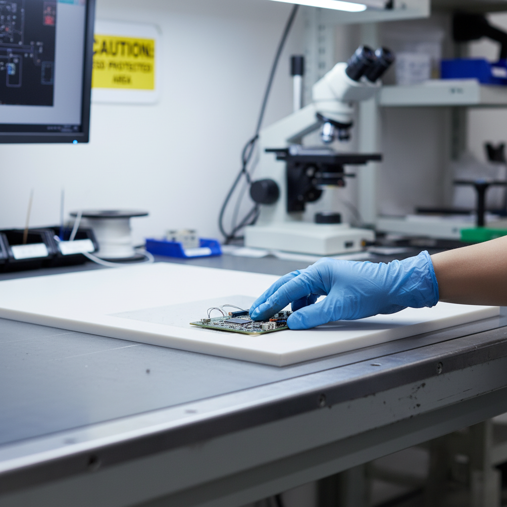 High-Performance Extruded Virgin Etched PTFE Sheet - Durable White Material with Excellent Temperature Resistance and Chemical Etching