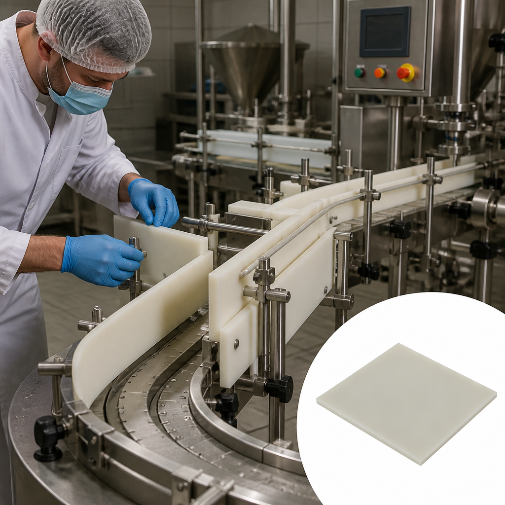 Natural Cast Nylon 6 Sheet for Engineering Applications 1mm to 12mm thick