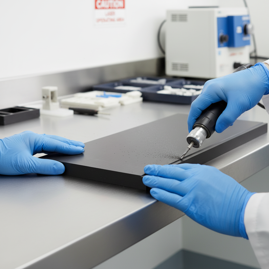 Premium Medical Grade PEEK Black Sheet with High Rigidity, Toughness, and Excellent Sterilisability for Medical Applications