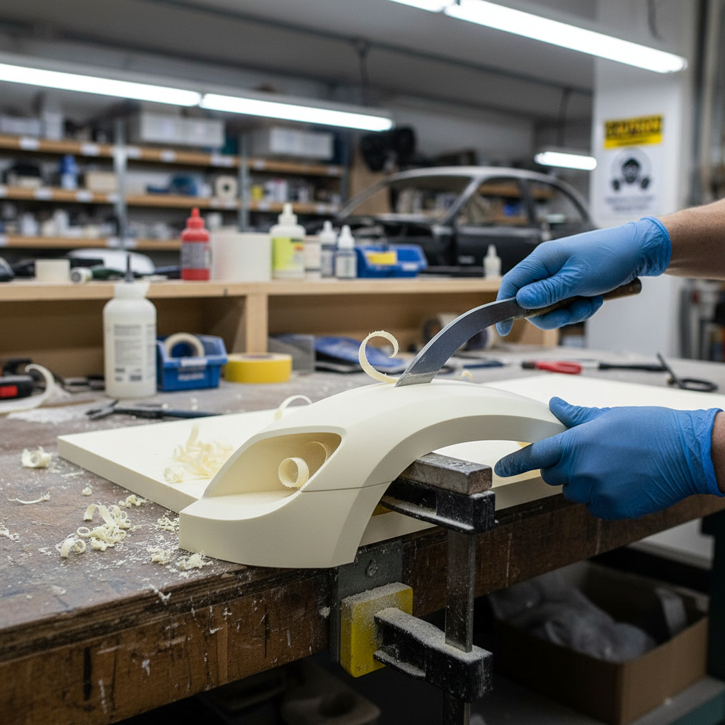 Premium Low Density Polyurethane Model Board Sheet - Lightweight, Easy to Shape, White with High Compressive Strength