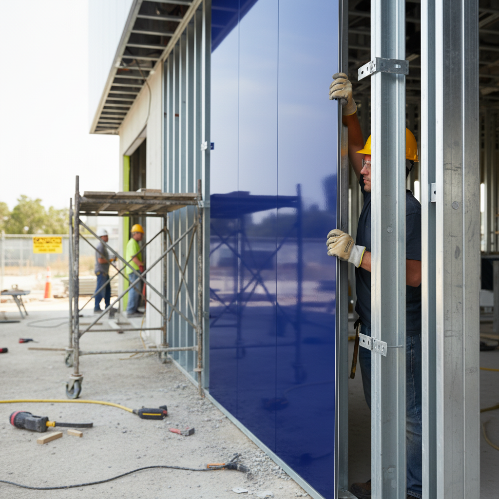 Premium Aluminium Composite Panel Gloss/Matt Blue Sheet for Signage and Displays with Excellent UV Resistance and Durability