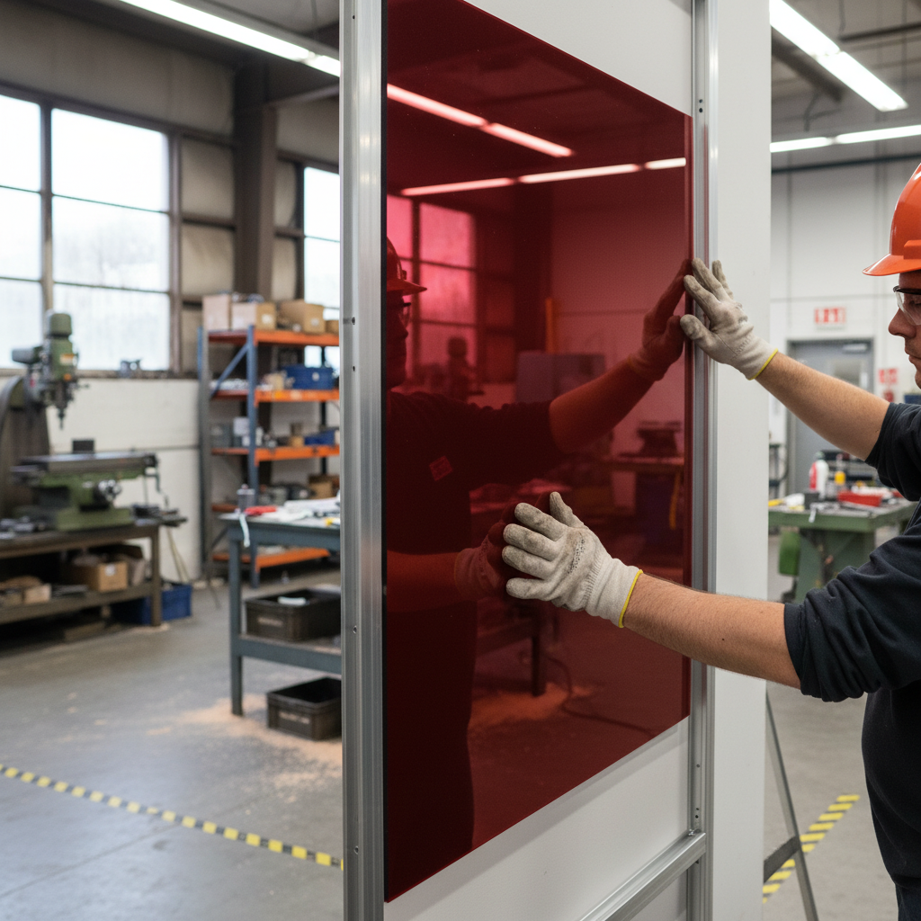Premium Acrylic Mirror Red Sheet - High-Performance, Shatter-Resistant, Lightweight for Various Applications