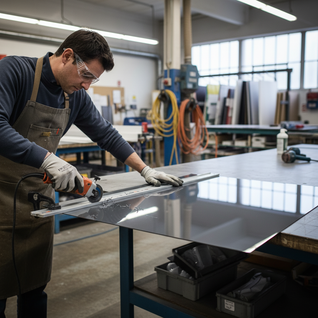 Premium Dark Grey Acrylic Sheet - Durable Cast Material with Excellent Surface Hardness and Colour Consistency