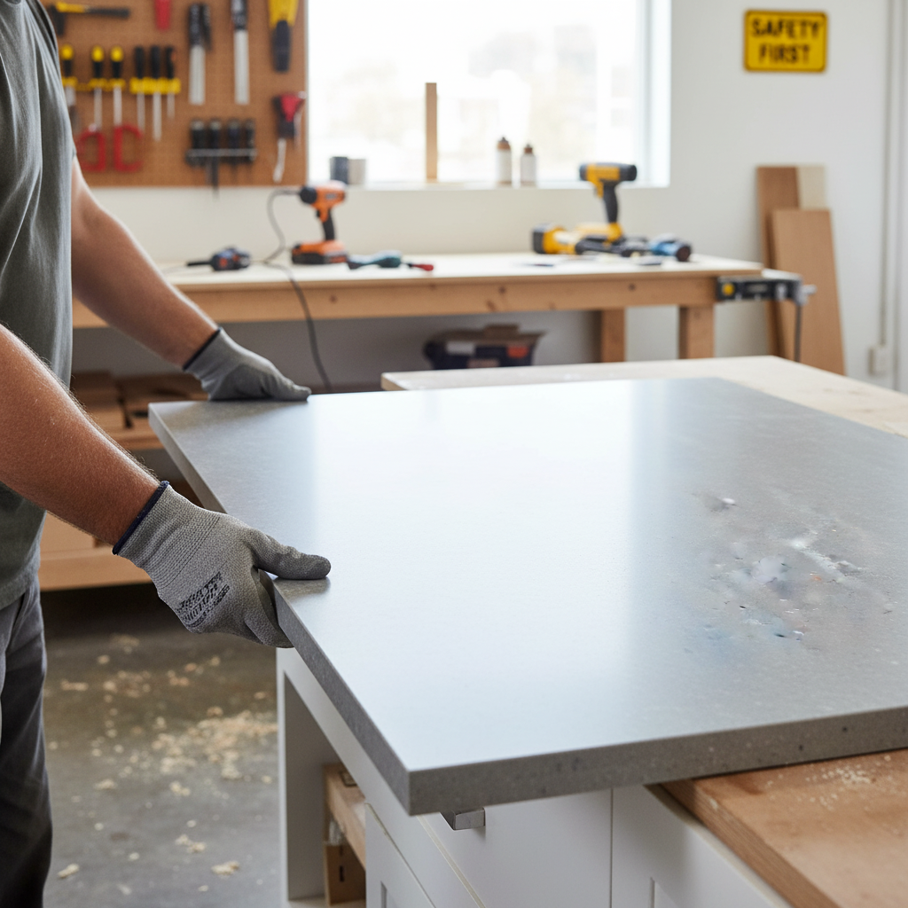 Premium Solid Surface Material - Versatile Acrylic-Based Sheet in Juniper Color for Durable Applications