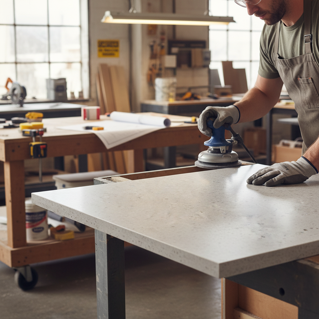 Premium Solid Surface Material - Neutral Aggregate for Versatile Applications and Durable Designs