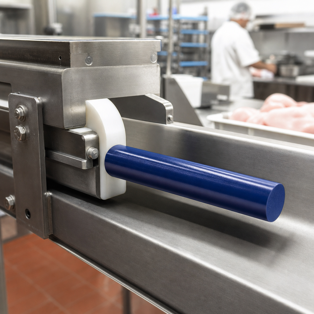 Acetal Blue Rod