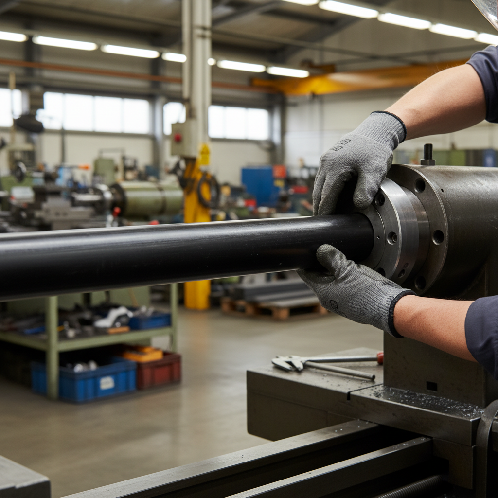 Premium High-Performance Extruded Black Rod - PE300 (HDPE) with High Chemical Resistance and Impact Strength