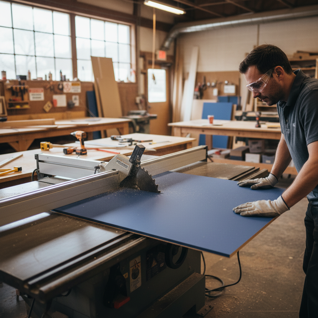 Premium Recyclable PVC Foam Sheet in Dark Blue for Displays & Signage - High-Quality Professional Grade for Industrial and Commercial Applications