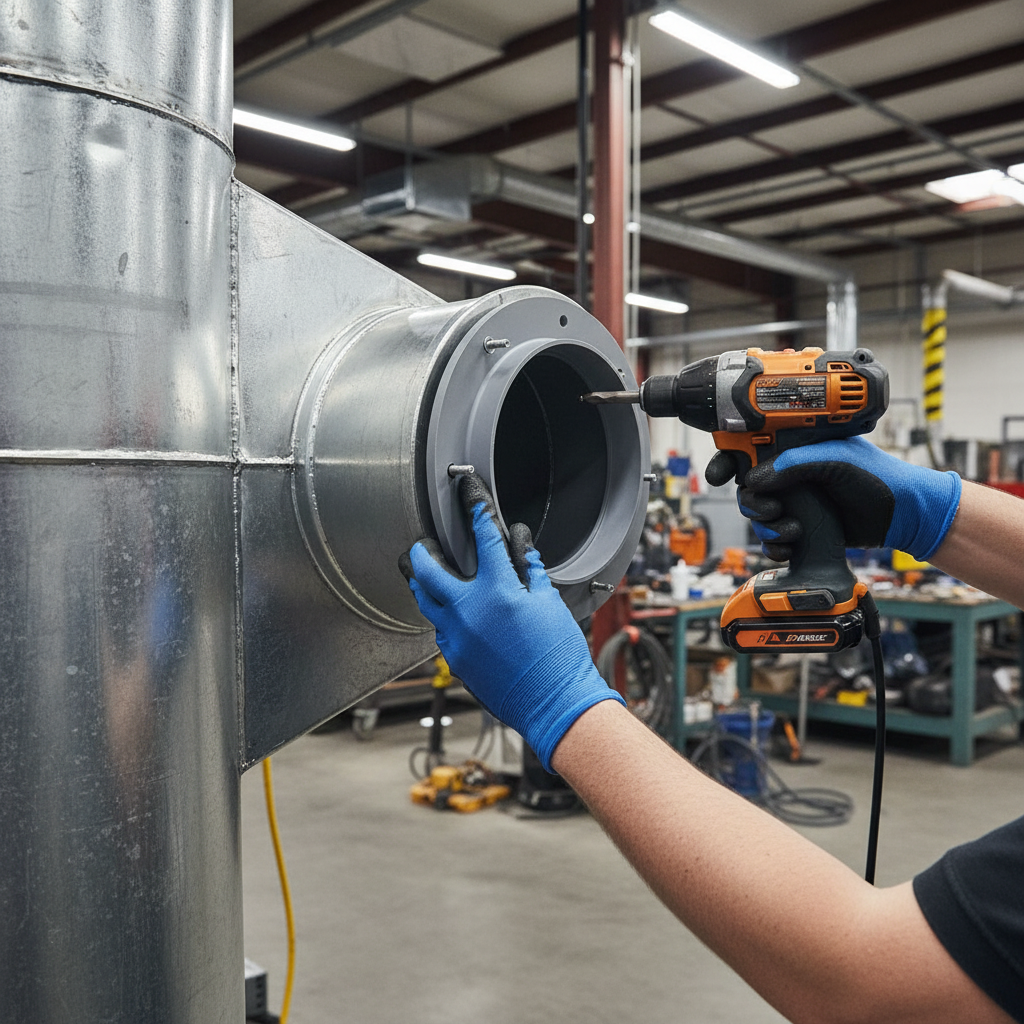 Professional Plastic Ventilation Flange for Industrial and Commercial Applications with High Chemical Resistance and Durability