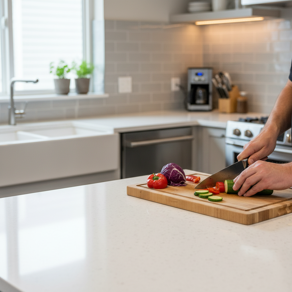 Premium Solid Surface Material - Versatile Acrylic Composite for Interior and Exterior Applications