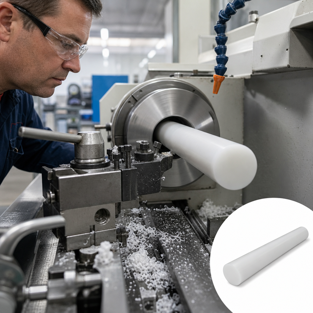 High Density Polyethylene Rod for Food Industry Applications 10mm to 225mm diameter