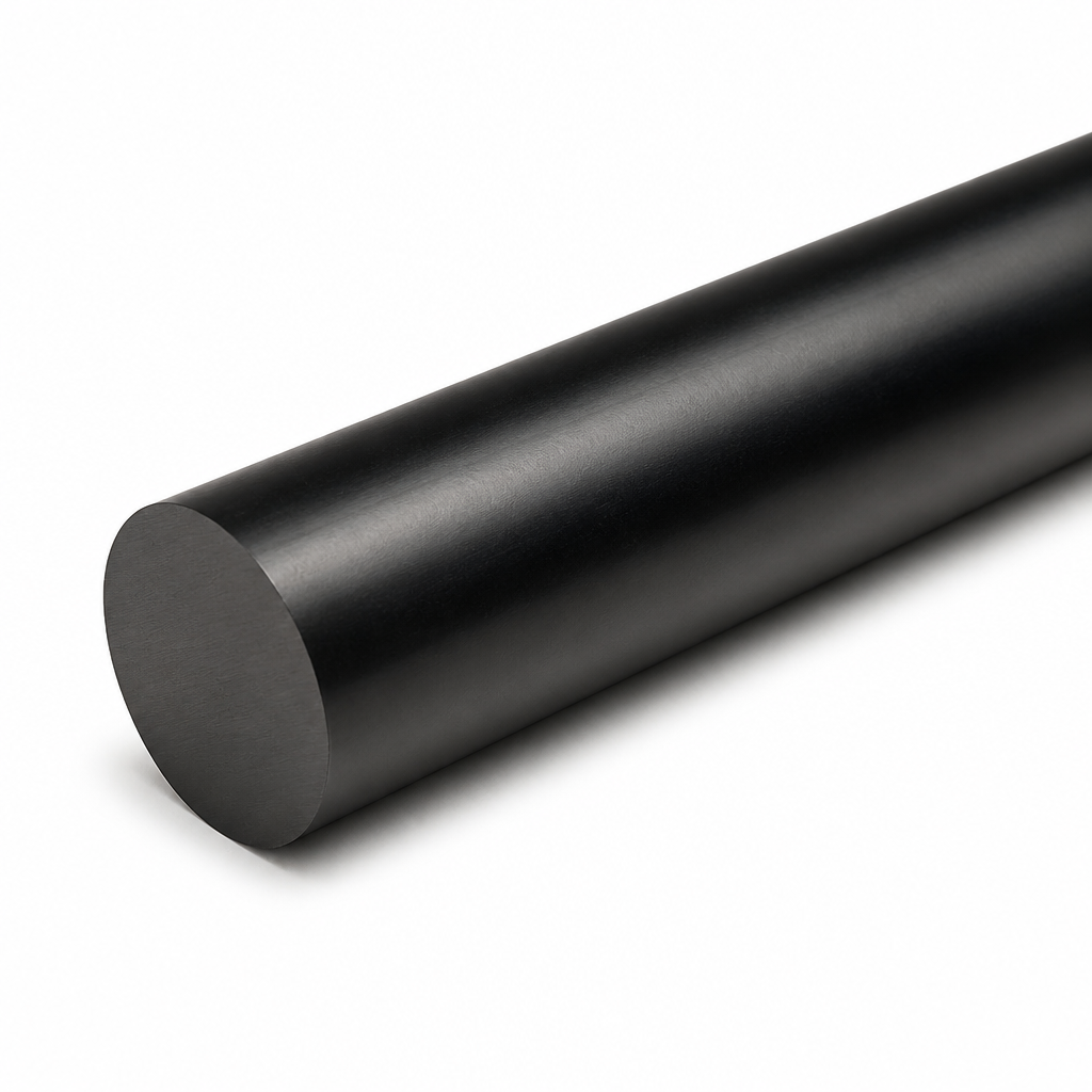 Delrin Black Rod Polyoxymethylene Homopolymer for Engineering Applications 16mm to 80mm diameter