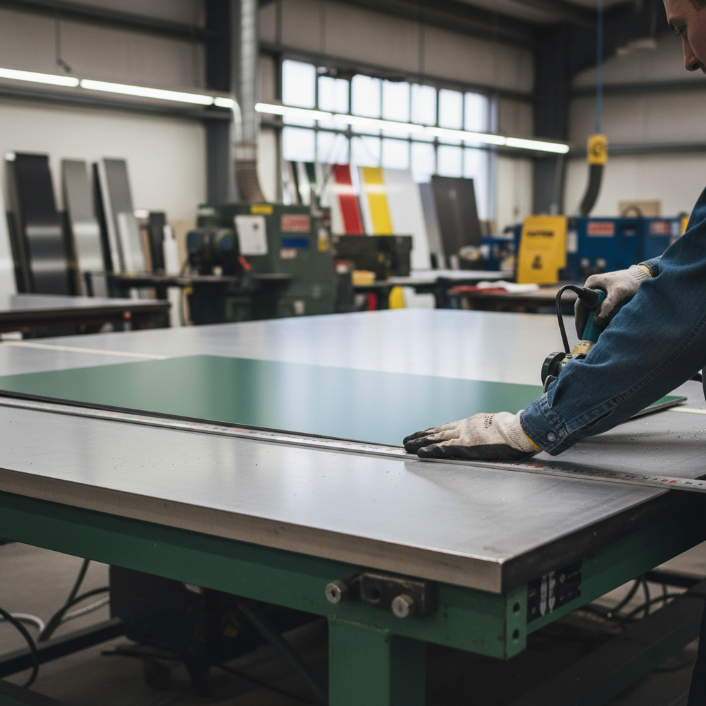 Premium Aluminium Composite Panel Green 6005 - Durable and UV Resistant Sheet for Signage and Exhibition Displays