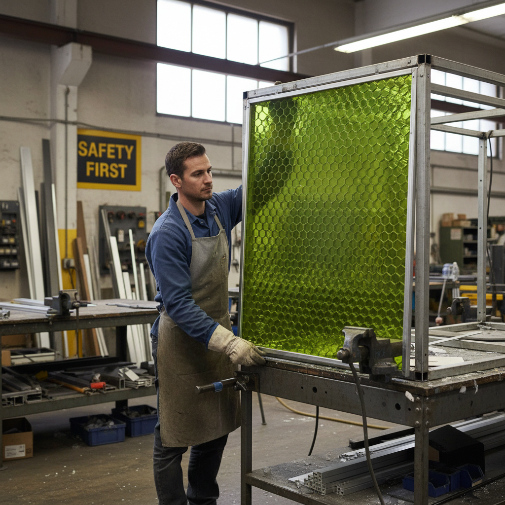 Premium Honeycomb Composite Sheet with Acrylic Finish - Acid Green, Lightweight and Impact Resistant for Diverse Applications