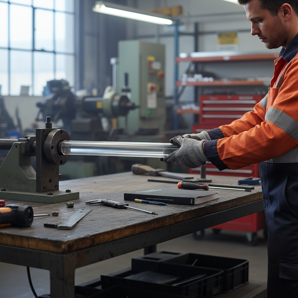 Professional Engineering Grade Extruded Clear Rod Offcuts (Ø 80mm) - High Performance Polycarbonate Material for Precision Applications
