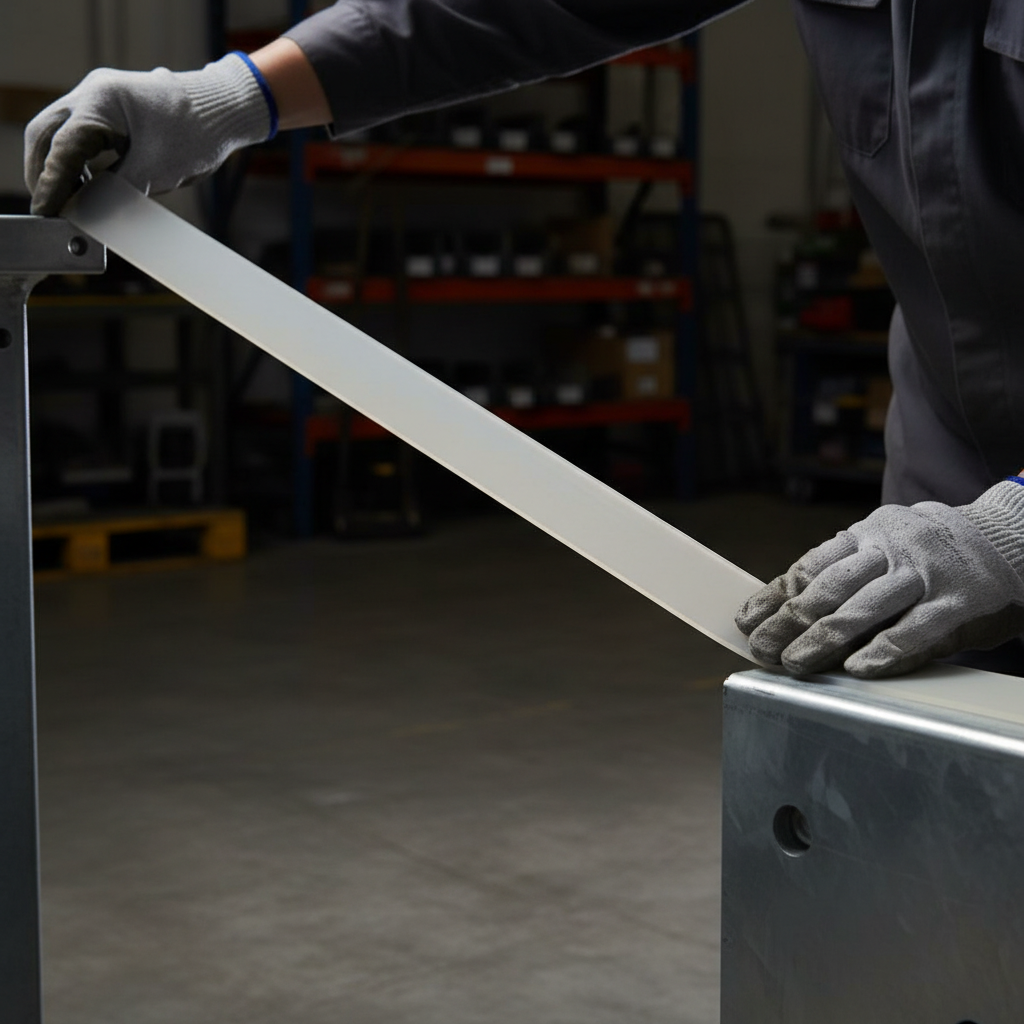 Premium Silicone Rubber Strip 60° Shore A - Translucent for High-Temperature Sealing and Gap Filling Applications