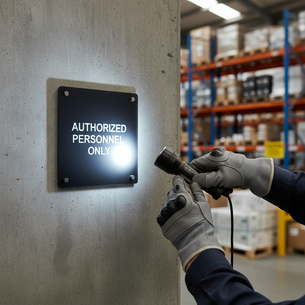 Premium Black/White Secret Sign Sheet - High-Performance Acrylic for Indoor and Outdoor Signage Applications