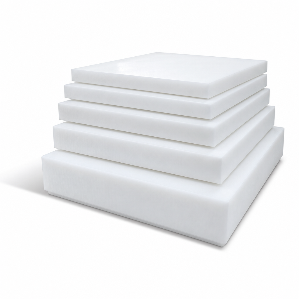 High Density Polyethylene Sheet for Food Industry Applications 15mm to 60mm thick