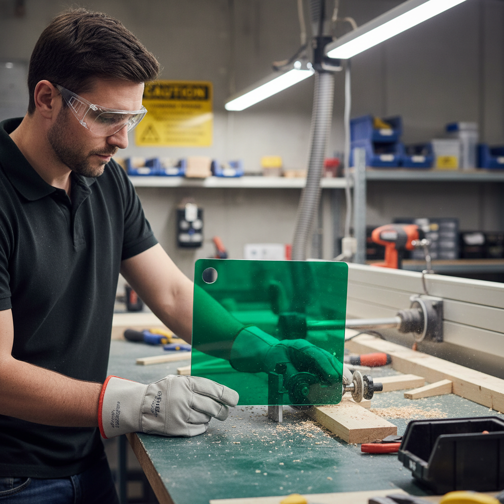 Premium Green Acrylic Sheet - Durable, High-Performance, and UV Resistant for Interior Design and Signage