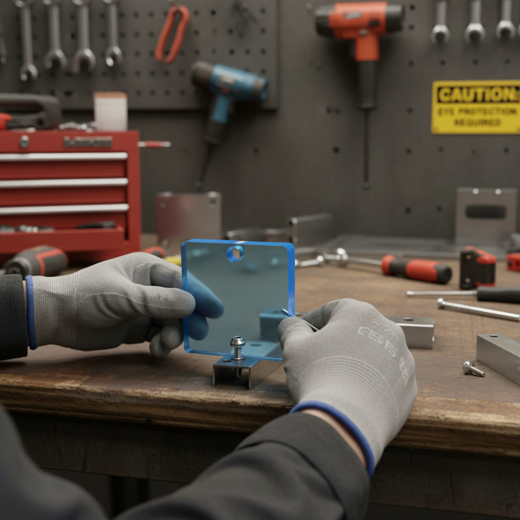 Premium Fluoro Blue Acrylic Sheet - High-Performance Cast Material with Unique Mist Effect and Excellent Processing Capabilities