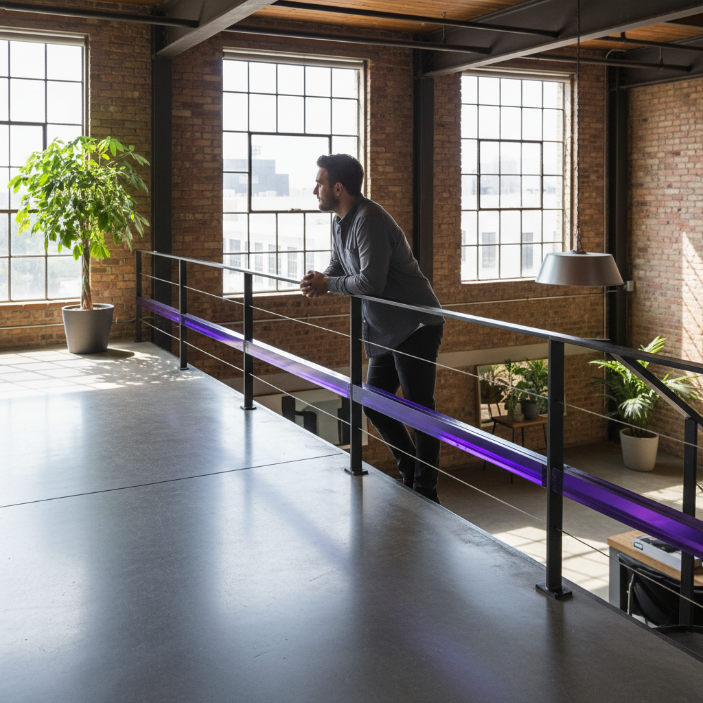 Premium Extruded Translucent Purple Acrylic Square Bar for Displays and Lighting Applications