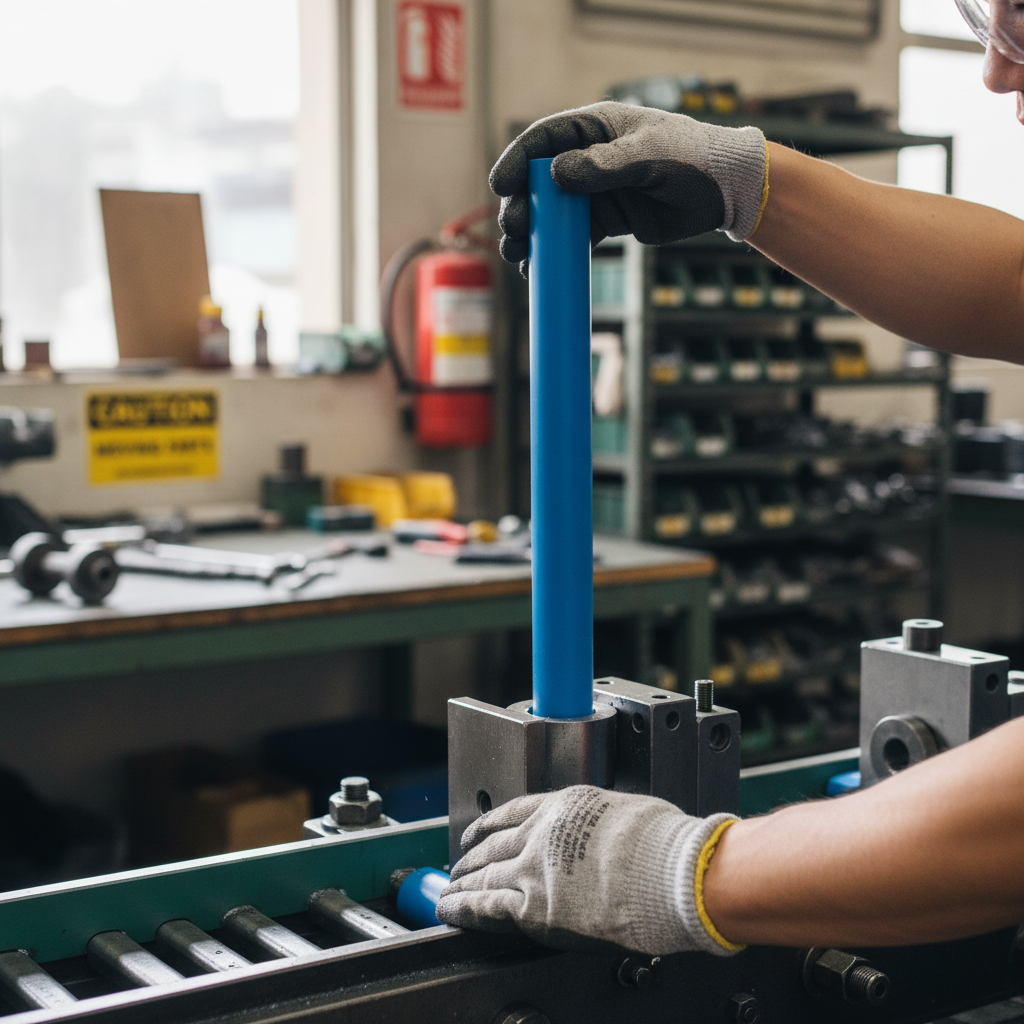Premium High-Performance Extruded Blue Rod - PE1000 (UHMWPE) with Superior Chemical Resistance and Stability