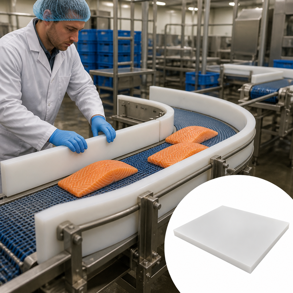 Natural Acetal Sheet for Food Production & Engineering (Multiple Sizes) 50mm to 70mm thick