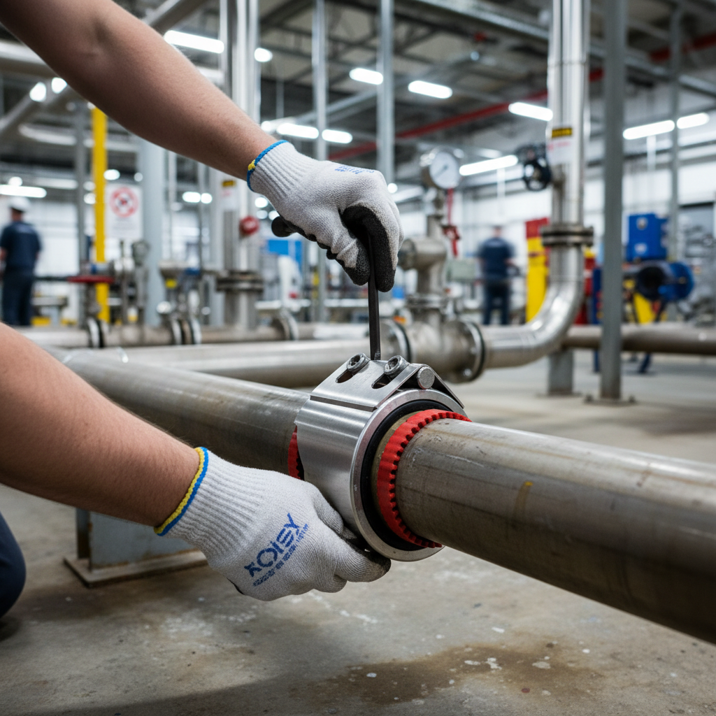 Professional Heavy Duty Coupling for Pipe Connection - Corrosion Resistant with Rubber Lining and Metallic Anchor Rings