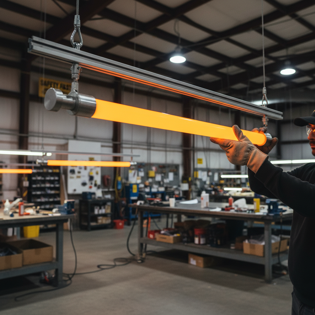 Premium Extruded Frosted Acrylic Tube - Dark Orange 9094, Lightweight, Weather Resistant, High Impact Strength for Displays and Lighting