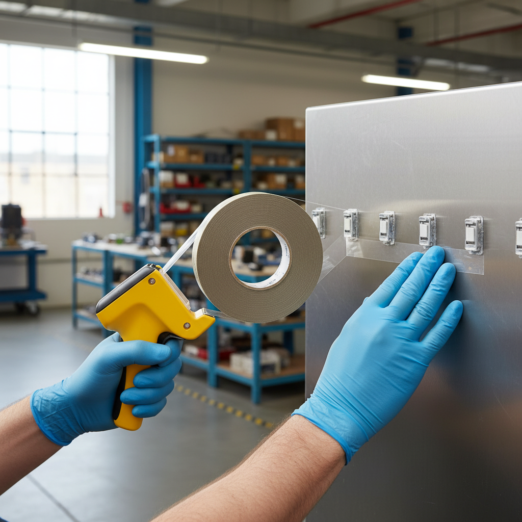 High-Performance Clear Acrylic Tape 5.0 Mil with Polycoated Kraft Liner for Bonding and Metal Fabrication