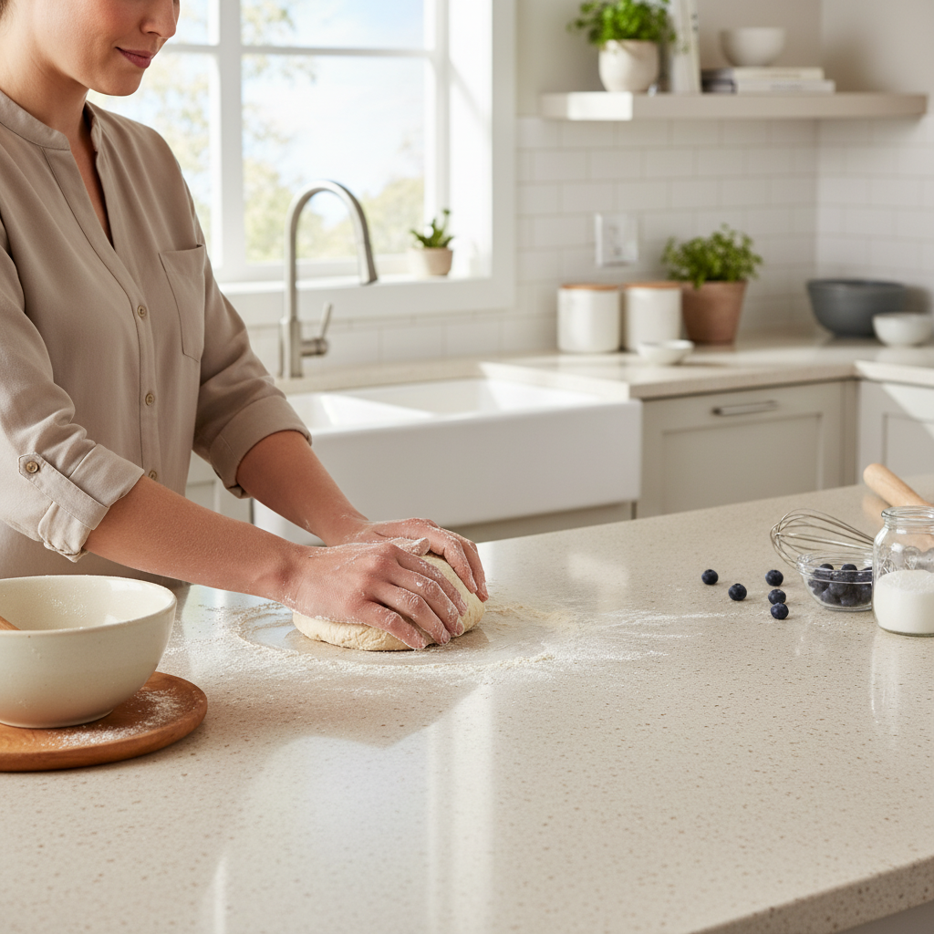 Premium Solid Surface Material - Aurora Color, Durable Acrylic Composition for Versatile Applications