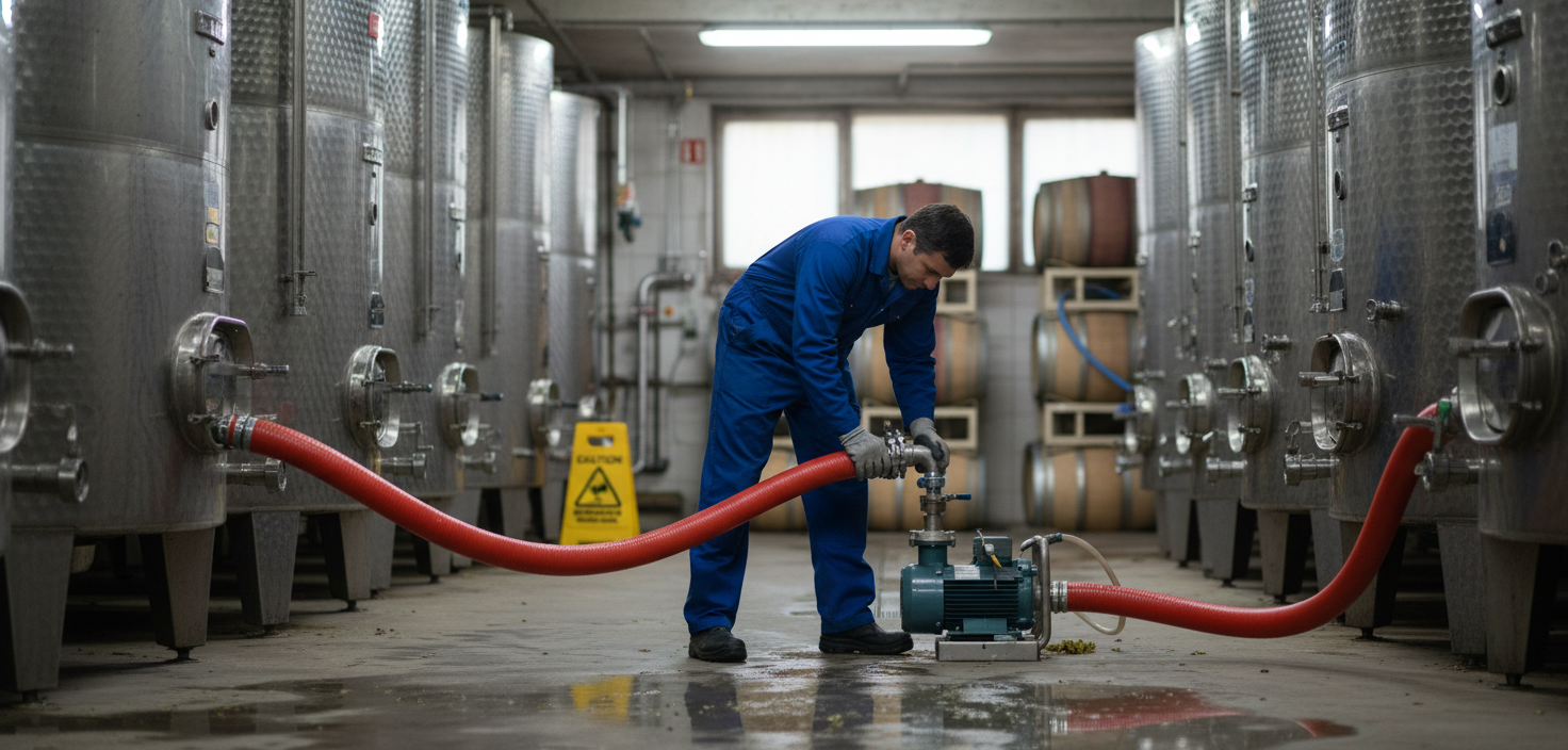 Professional Two-Layer PVC Hose for Food Liquids - Crush Resistant and Flexible Design