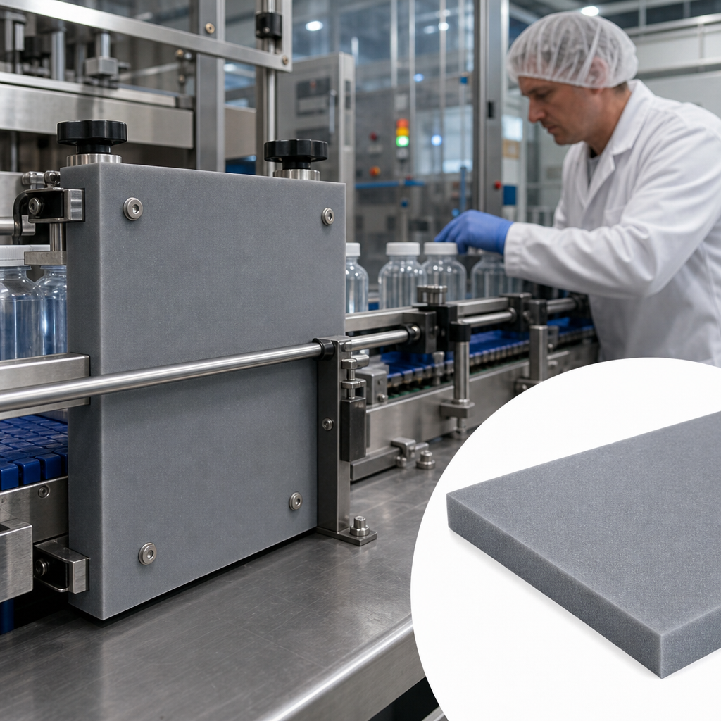 Polyethylene Black-Grey / White Sheet 3mm to 100mm thick for Shock absorption & cushioning