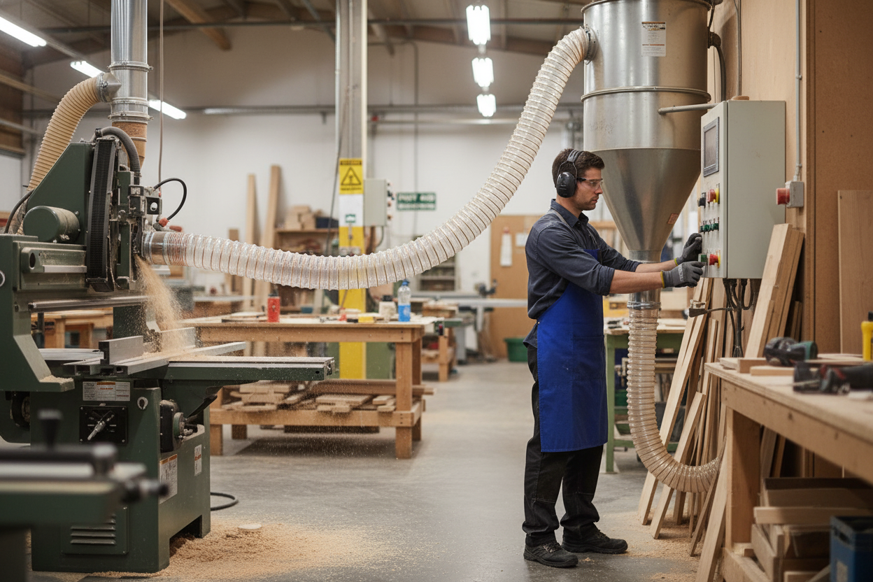 Premium Heavy Duty Polyurethane Hose for Dust and Chip Transport - Flexible, Abrasion Resistant, 6m and 10m Lengths