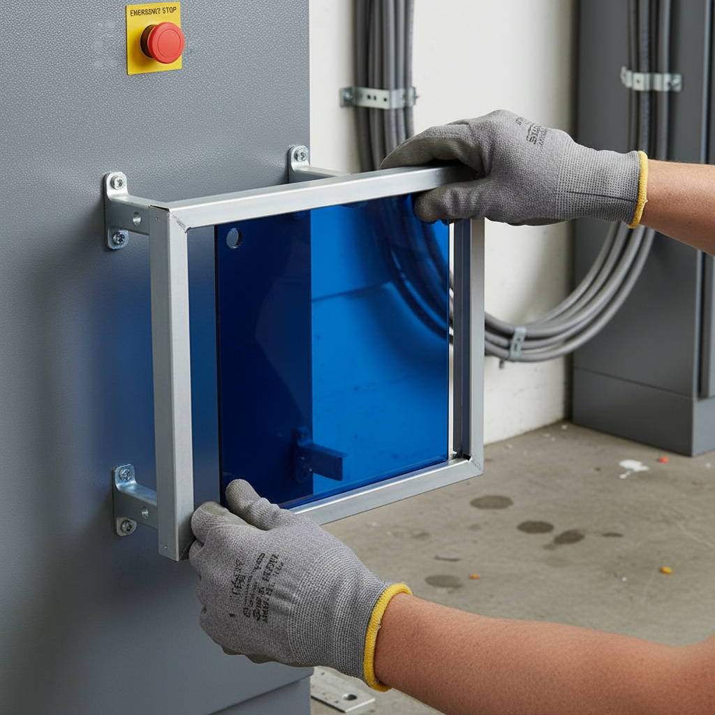 Premium Blue Acrylic Sheet - Cut to Size with Edge Finishing Options and High Durability