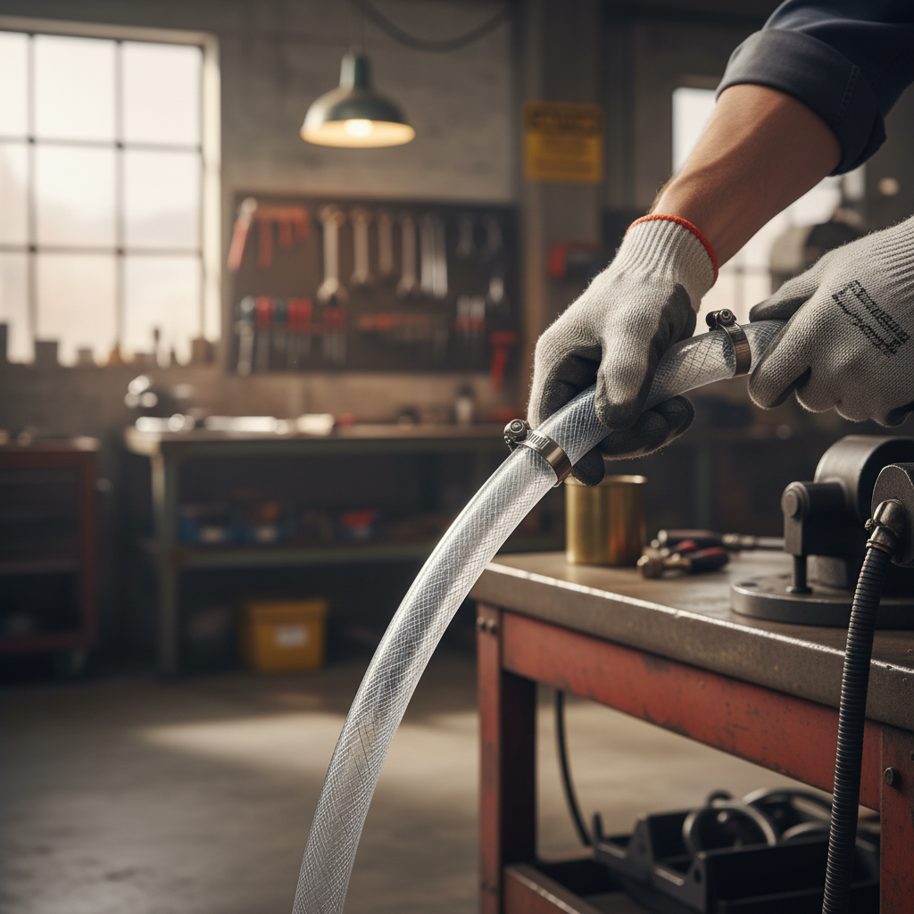 Premium Bio-Based Reinforced PVC Hose for Food and Beverage Applications - Chemical Resistant and Temperature Rated from -10 to 60°C