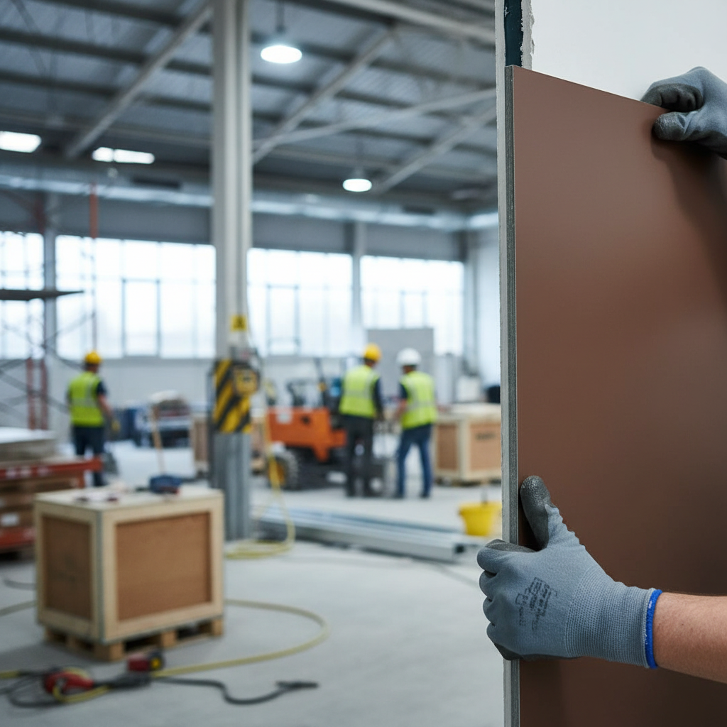 Professional Aluminium Composite Panel in Signal Brown - Lightweight, Durable, and Versatile for Signage and Cladding Applications