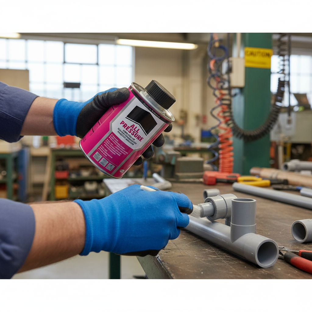 Professional High-Performance PVC Adhesive for Pressure Pipes - Fast Curing, Leak Resistant, and High Temperature Resistant